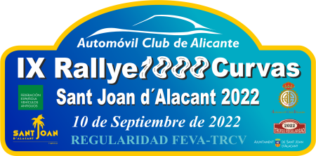 Placa Rallye 1000 Curvas 2022 450 Turismo